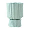 Usaplanterrr Modern Ceramic-Look Resin Tall Planter Pot for Home Decor