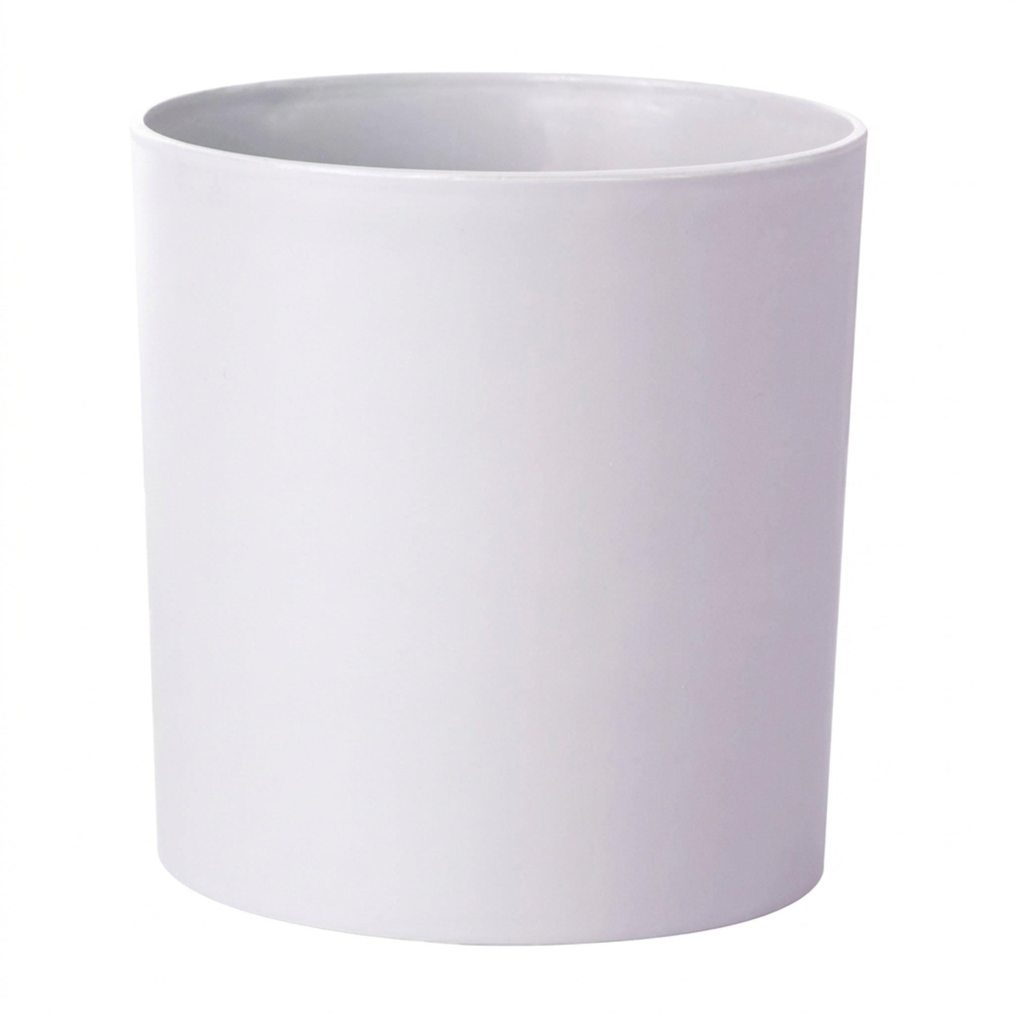Usaplanterrr Ceramic Cylindrical Indoor Outdoor Flower Plant Pot with Drainage Hole